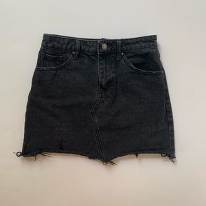 Forever 21 Black Denim Skirt